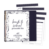 NEW Freedom Moms Back to School Printable Kit