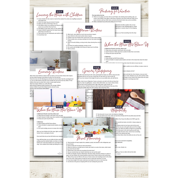 Mom SOPs Standard Operating Procedures Freedom Moms Store Mom sops standard operating procedures freedom moms store